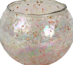 Countryfield Teelichthalter Amia halbdurchsichtig D 14 H 10 cm