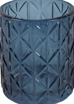 Countryfield Teelichthalter Elliot blau D 7 H 8 cm