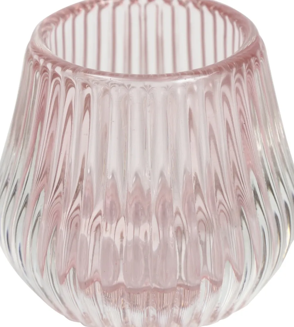 Countryfield Teelichthalter Carlin rosa D 7,2 H 6,5 cm