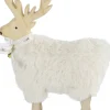 Countryfield Weihnachtsdeko Hirsch Gower weiß 15 x 3 x 19,5 cm
