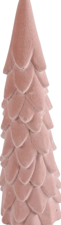 Countryfield Weihnachtsdeko Baum Lloyd rosa 8 x 8 x 28,5 cm