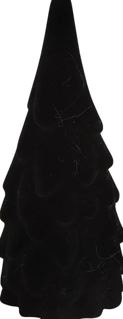 Countryfield Weihnachtsdeko Baum Lloyd schwarz 6 x 6 x 15,5 cm