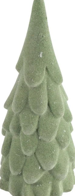 Countryfield Weihnachtsdeko Baum Lloyd grün 6 x 6 x 15,5 cm