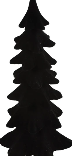 Countryfield Weihnachtsdeko Baum Zino schwarz 10,5 x 10,5 x 22 cm