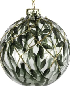 Countryfield Weihnachtskugel Neola grün/transparent D 12 cm