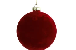 Countryfield Weihnachtskugel Yana rot D 10 cm