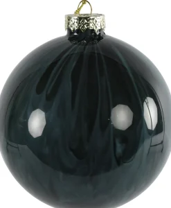 Countryfield Weihnachtskugel Lasse anthrazit D 8 cm