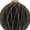 Countryfield Weihnachtskugel Lacie schwarz D 15 cm