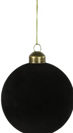 Countryfield Weihnachtskugel Ripley schwarz D 8 cm