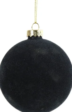 Countryfield Weihnachtskugel Yana blau D 8 cm