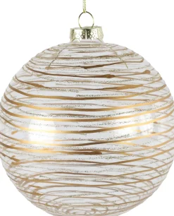 Countryfield Weihnachtskugel Selma transparent D 8 cm