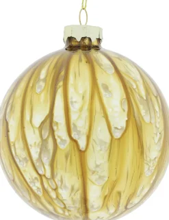 Countryfield Weihnachtskugel Xavi gold D 8 cm