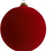 Countryfield Weihnachtskugel Yana rot D 15 cm