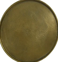 Decoris Dekoteller gold D 20 H cm