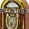 Decoris Weihnachtsbaumschmuck Jukebox braun 7 x 4 x 11,5