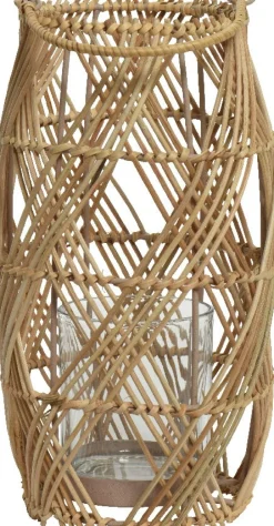 Decoris Windlicht Rattan D 18 H 35 cm