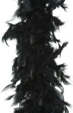 Decoris Federboa schwarz D 15 H 184 cm