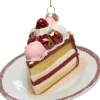 Decoris Weihnachtsbaumschmuck Torte mehrfarbig 12,5 x 12,5 x 8,2 cm