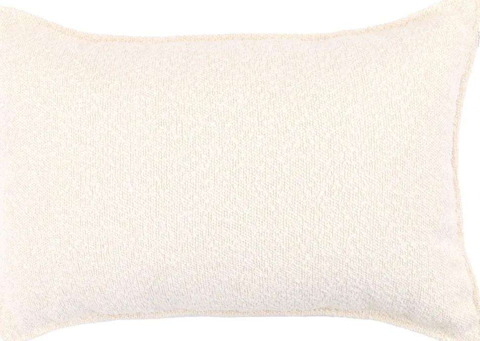 Dekokissen Boucle weiß 60 x 40 x 10 cm