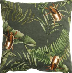 Dekokissen Gold grün 45 x 45 x 10 cm