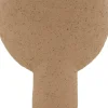 Dijk Natural Collections Vase mit Fuß Paolo braun 25 x 7,5 x 25,5 cm
