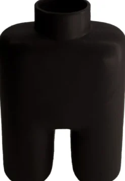 Dijk Natural Collections Vase Hielke schwarz 17,2 x 8,5 x 25,5 cm