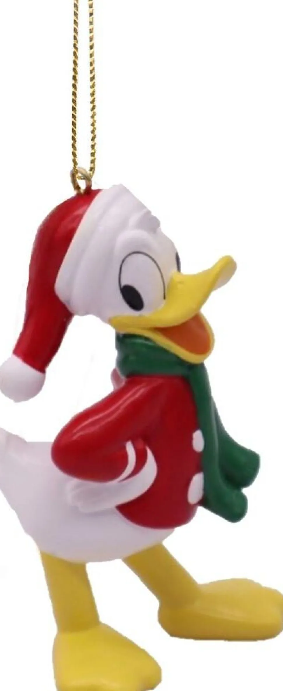 Disney Weihnachtsanhänger Micky Maus und Freunde Donald Duck mit Schal 5,5 x 4,5 x 9 cm