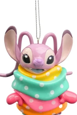 Disney Weihnachtsanhänger Lilo & Stitch Engel mit Schal 7 x 6 x 9 cm