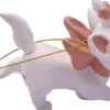 Disney Weihnachtsanhänger Aristocats Marie weiß  9 x 4,5 x 7,5 cm