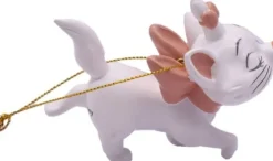 Disney Weihnachtsanhänger Aristocats Marie weiß  9 x 4,5 x 7,5 cm