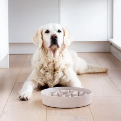 District 70 Hundenapf Bamboo Anti-Schling L beige D 28 H 6,2 cm