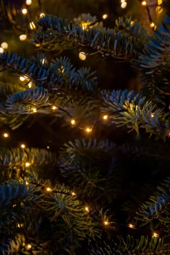 Drahtlichterkette gold 12 m mit 400 LEDs