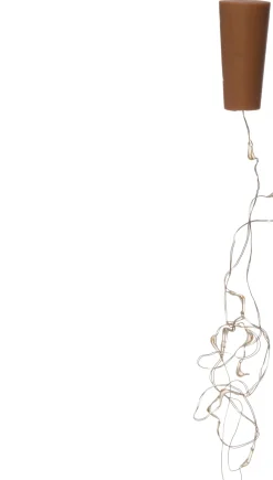 Drahtlichterkette Korken 1 m mit 10 LEDs warmweiß