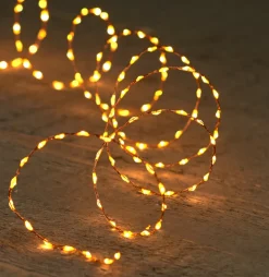 Drahtlichterkette kupfer 5 m mit 330 LEDs klassisch warm