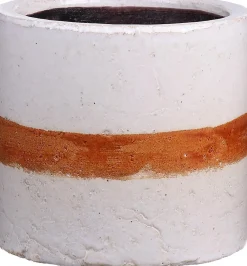 Duif Blumentopf Cathy D 13,5 H 11,5 cm weiß / kupfer