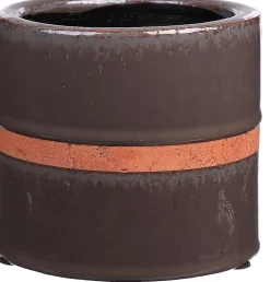 Duif Blumentopf Cathy D 13,5 H 11,5 anthrazit / kupfer