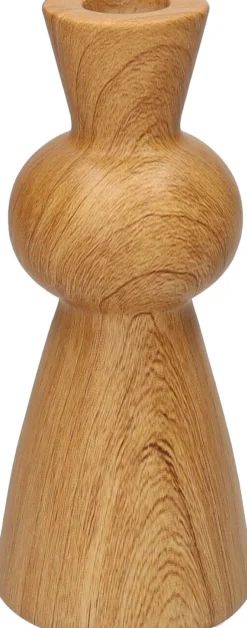Duif Kerzenständer natur D 8 H 18 cm