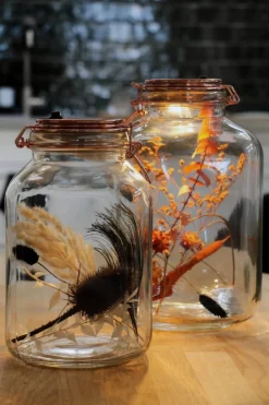 Duif Pflanzenterrarium Liz mit LED-Beleuchtung D 17 H 27 cm