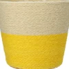 Duif Pflanzkorb Riley naturell / gelb D 15,5 H 13 cm