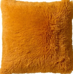 Dutch Decor Dekokissen Fluffy gelb 45 x 45 x 10 cm