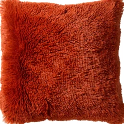Dutch Decor Dekokissen Fluffy terracotta 45 x 45 x 10 cm