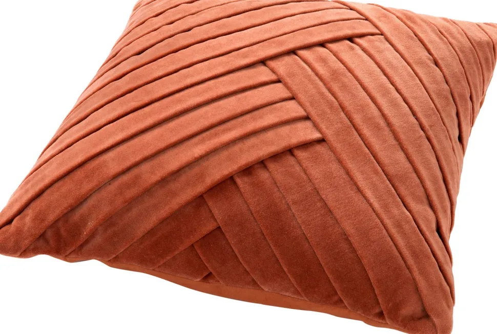 Dutch Decor Dekokissen Gidi terracotta 45 x 45 x 10 cm