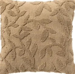 Dutch Decor Dekokissen Hoja beige 45 x 45 x 5 cm