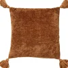 Dutch Decor Dekokissen Nino braun 45 x 45 x 22 cm