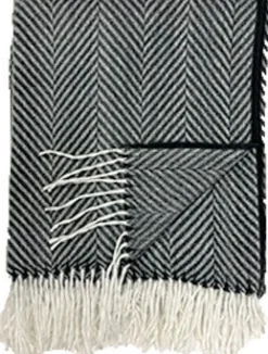 Dutch Decor Plaid Josefien grau 140 x 180 cm