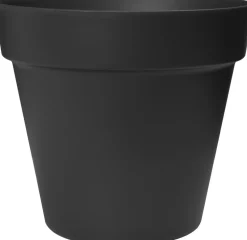 Easyday Blumentopf Smile D 47 cm H 41,7 cm schwarz