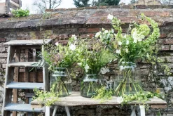 Eco Vase Eddy transparent D 17/21 H 22 cm