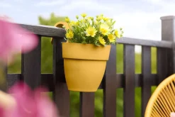 Elho Balkonkasten Vibia Easyhanger gelb 20,5 x 24,1 x 26,5 cm