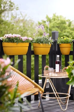 Elho Balkonkasten Vibia Easyhanger gelb 46 x 24,1 x 26,5 cm