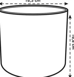 Elho Blumentopf B. for soft D 18,3 cm H 16,8 cm weiß